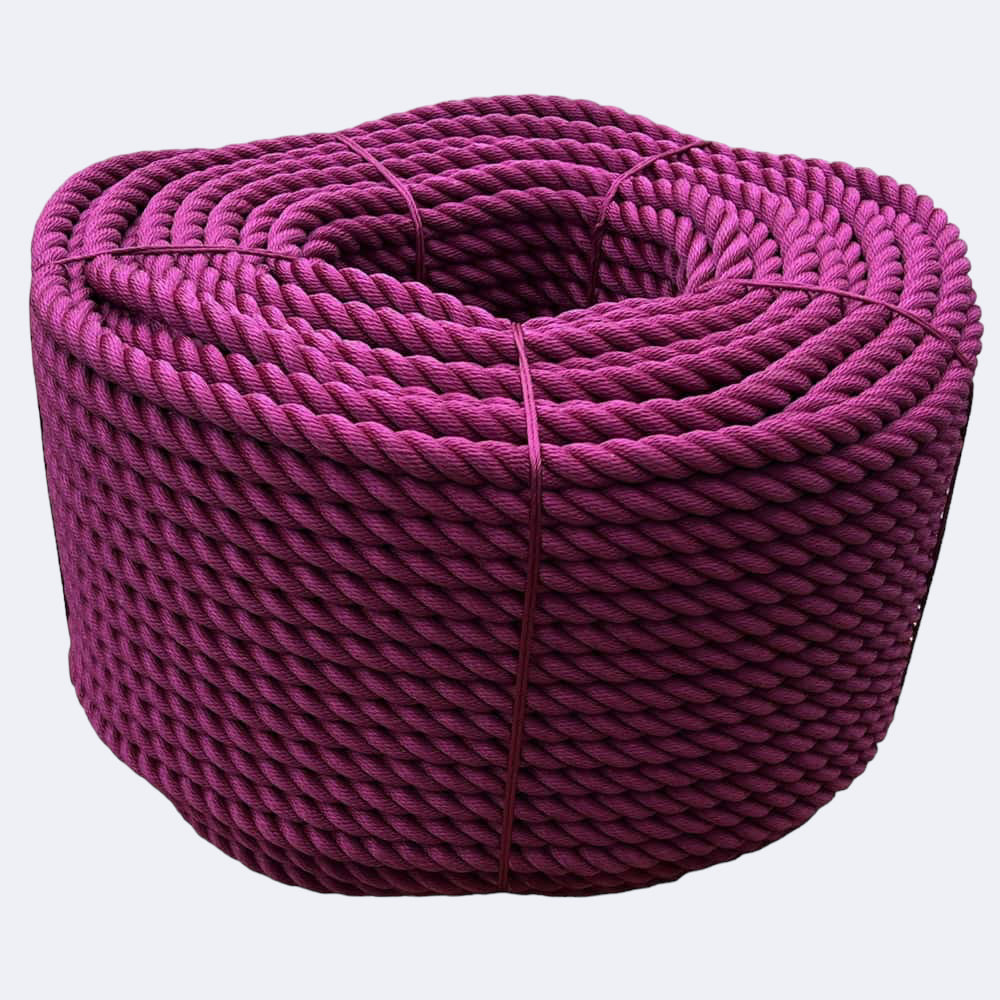 Synthetic Marron Rope Sold By The Metre