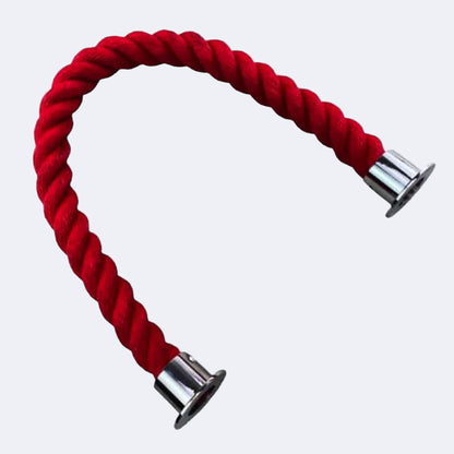 Synthetic Red Barrier Rope With Cup Ends