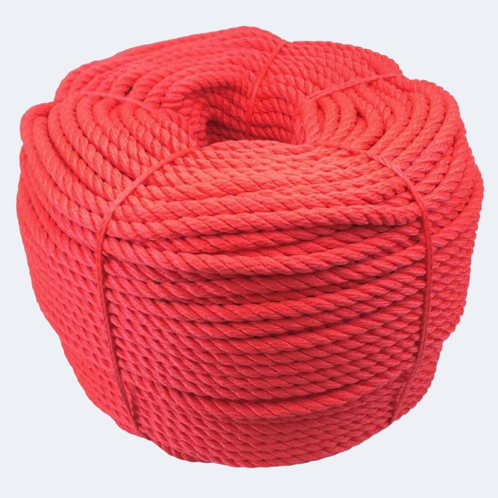 Synthetic Red Rope Sold By The Metre