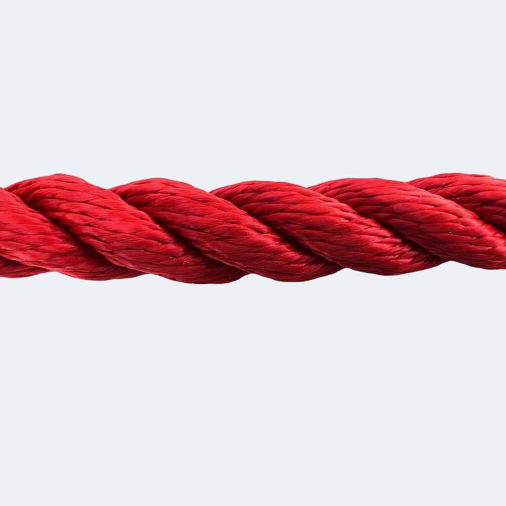 Synthetic Red Rope Sold By The Metre