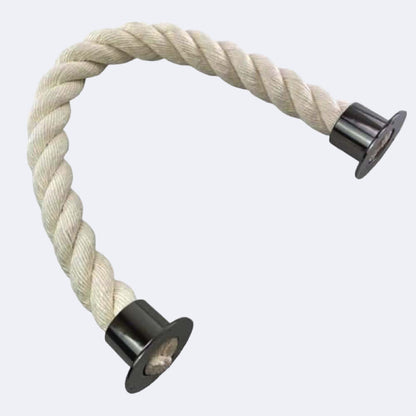 Synthetic White Cotton Barrier Rope With Cup Ends