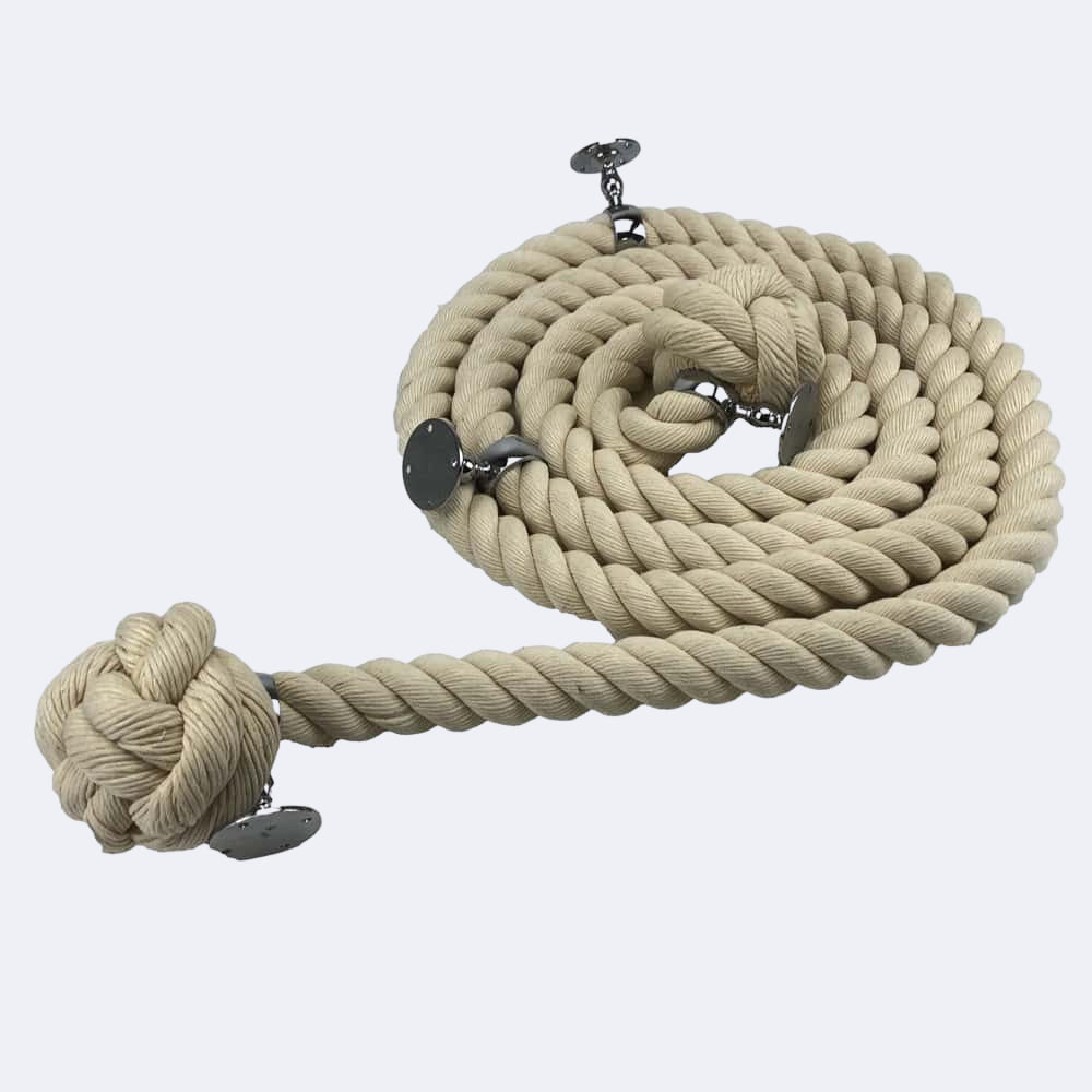 Synthetic White Cotton Bannister Rope Configurator