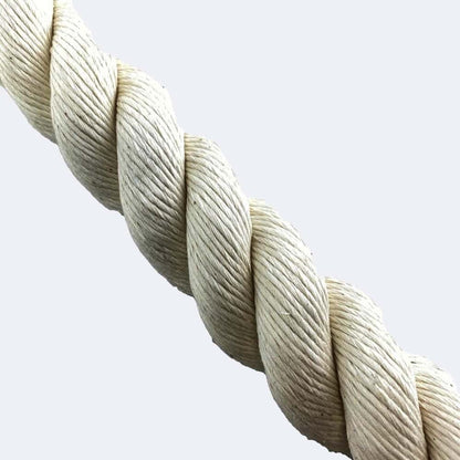 Synthetic White Cotton Rope Sold By The Metre