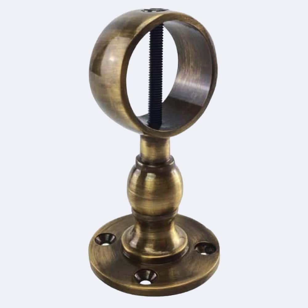 36mm Antique Brass Standard Handrail Brackets