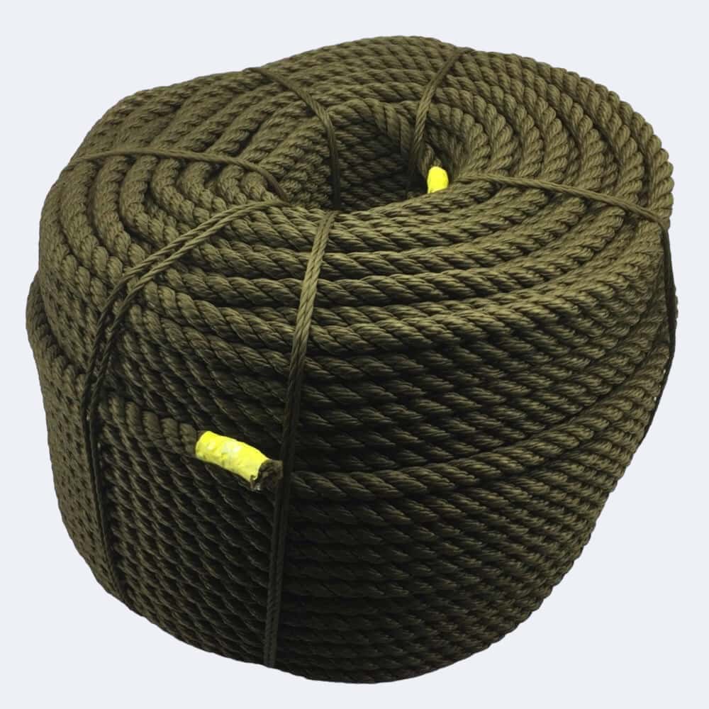 Synthetic Olive Rope Sample | Stair Ropes UK
