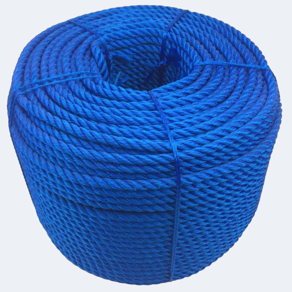Synthetic Royal Blue Rope Sample